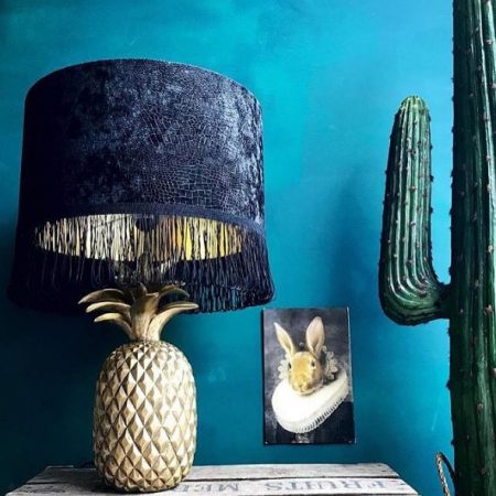 black snake skin velvet fringed