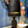 Matt Black Pineapple Lamp - Image 2