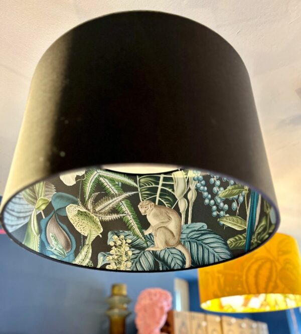 Black, Amazonian Interior lampshade