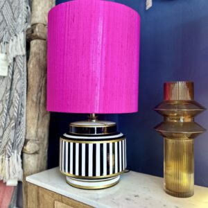 Fuchsia Indian Silk with Gold Lining