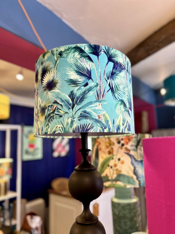 Palms Galore with Navy Blue Lining - Image 2