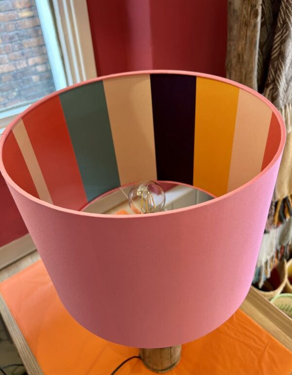 Candy Stripe, with Bubble gum pink - Image 2