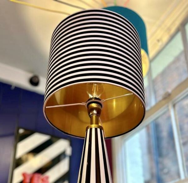 Monochrome Stripe with Brushed Gold - Image 2