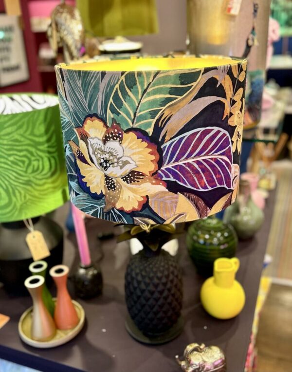 Tropical Forest Velvet with Brushed Gold Lining - Image 2