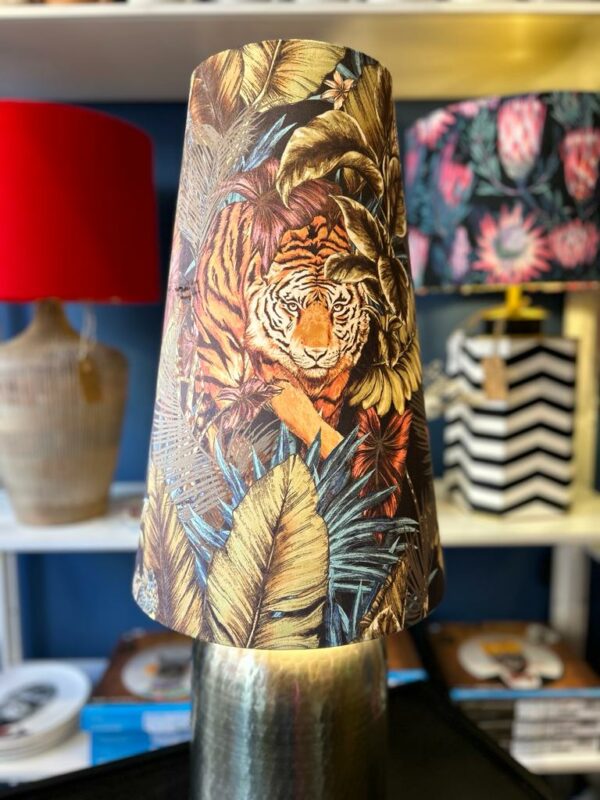 Prowling Tiger Russet Velvet Cone