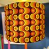 Retro Waves corduroy Lampshade