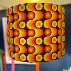 Retro Waves corduroy Lampshade