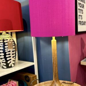 Oiled Mango Wood Lamp