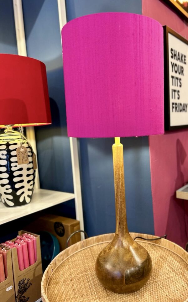 Oiled Mango Wood Lamp