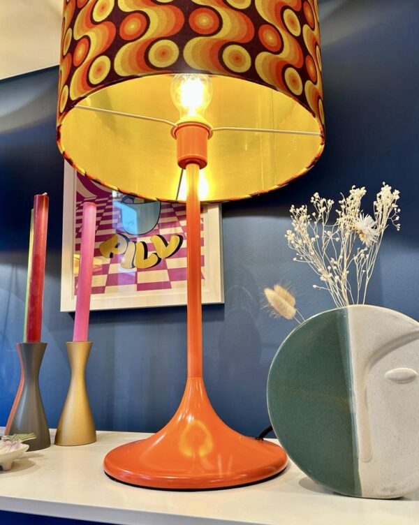 Retro Waves corduroy Lampshade - Image 2