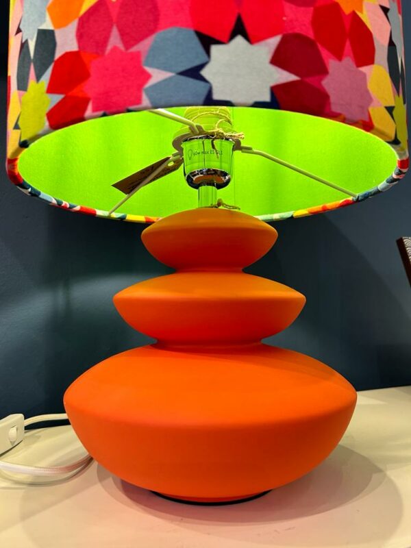 Discus ceramic Orange lamp - Image 2