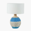 Cobalt Rattan Lamp