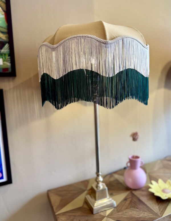 Double fringed Velvet Vienna Lampshade - Image 3