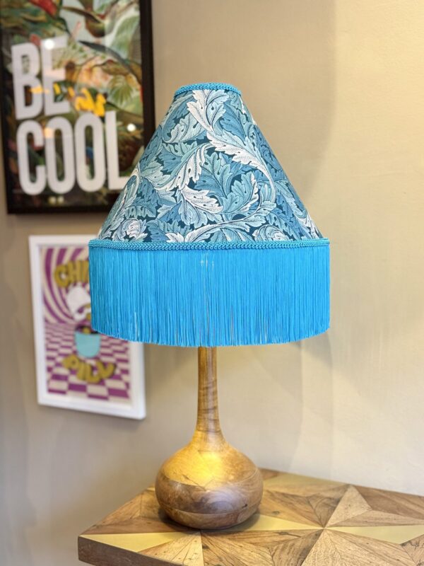 William Morris Fringed Lampshade