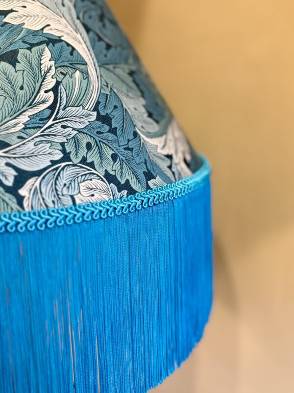 William Morris Fringed Lampshade - Image 2